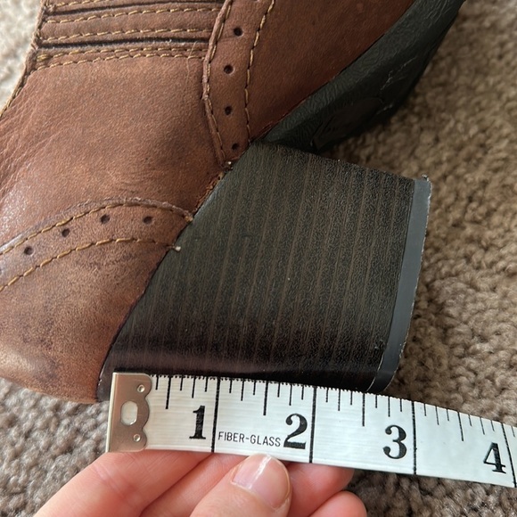 BOC Børn Concept Chunky Heeled Brown Leather Shoe Size 8 - Picture 8 of 8